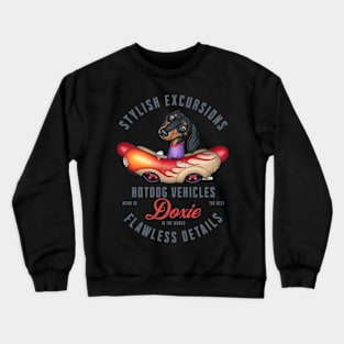 Dachshund Vehicles Crewneck Sweatshirt